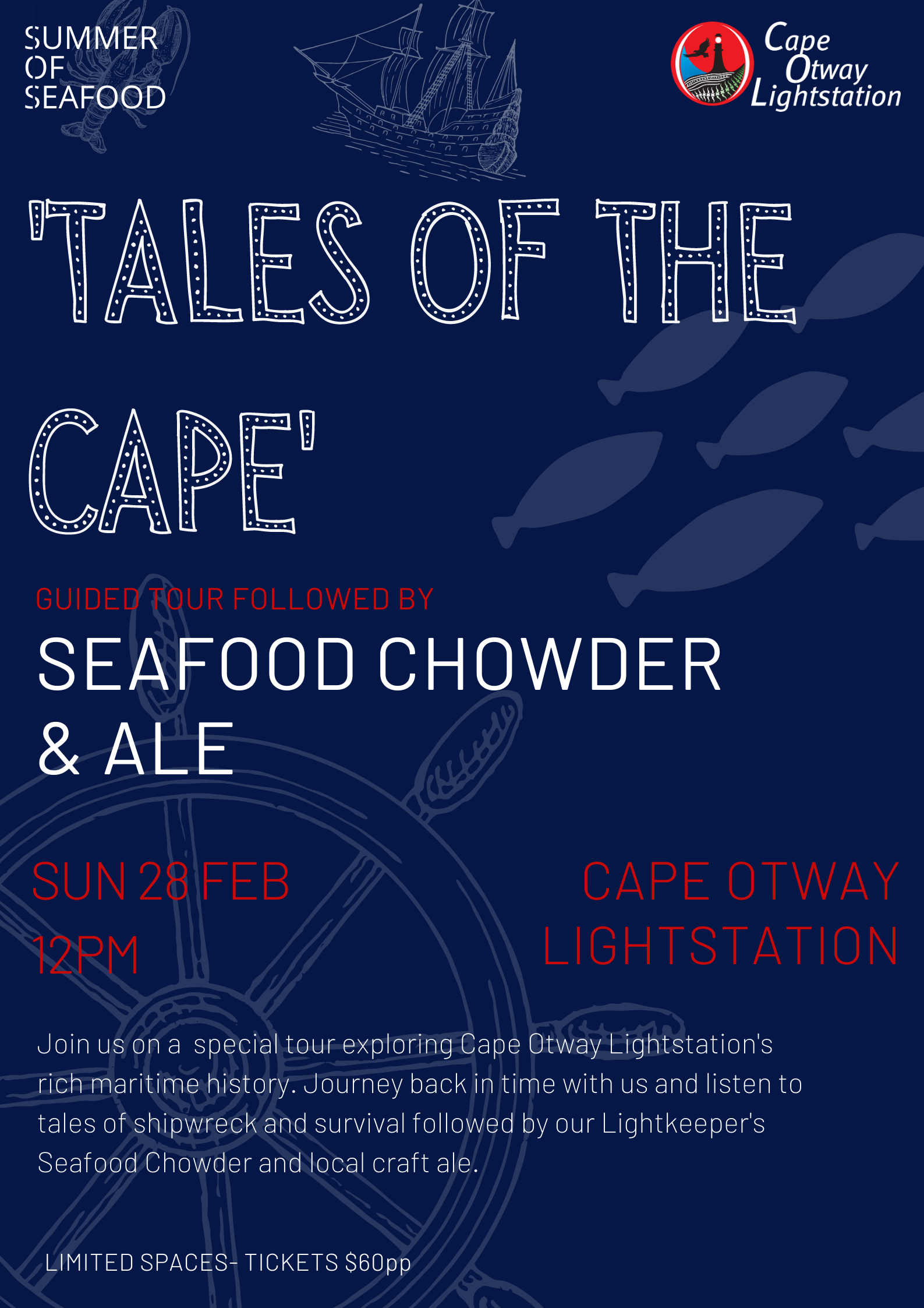 SPECIAL TALES OF THE CAPE TOUR AND SEAFOOD LUNCH